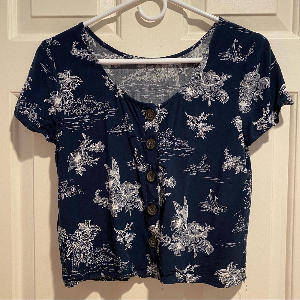 Hawaiian Abercrombie & Fitch Top